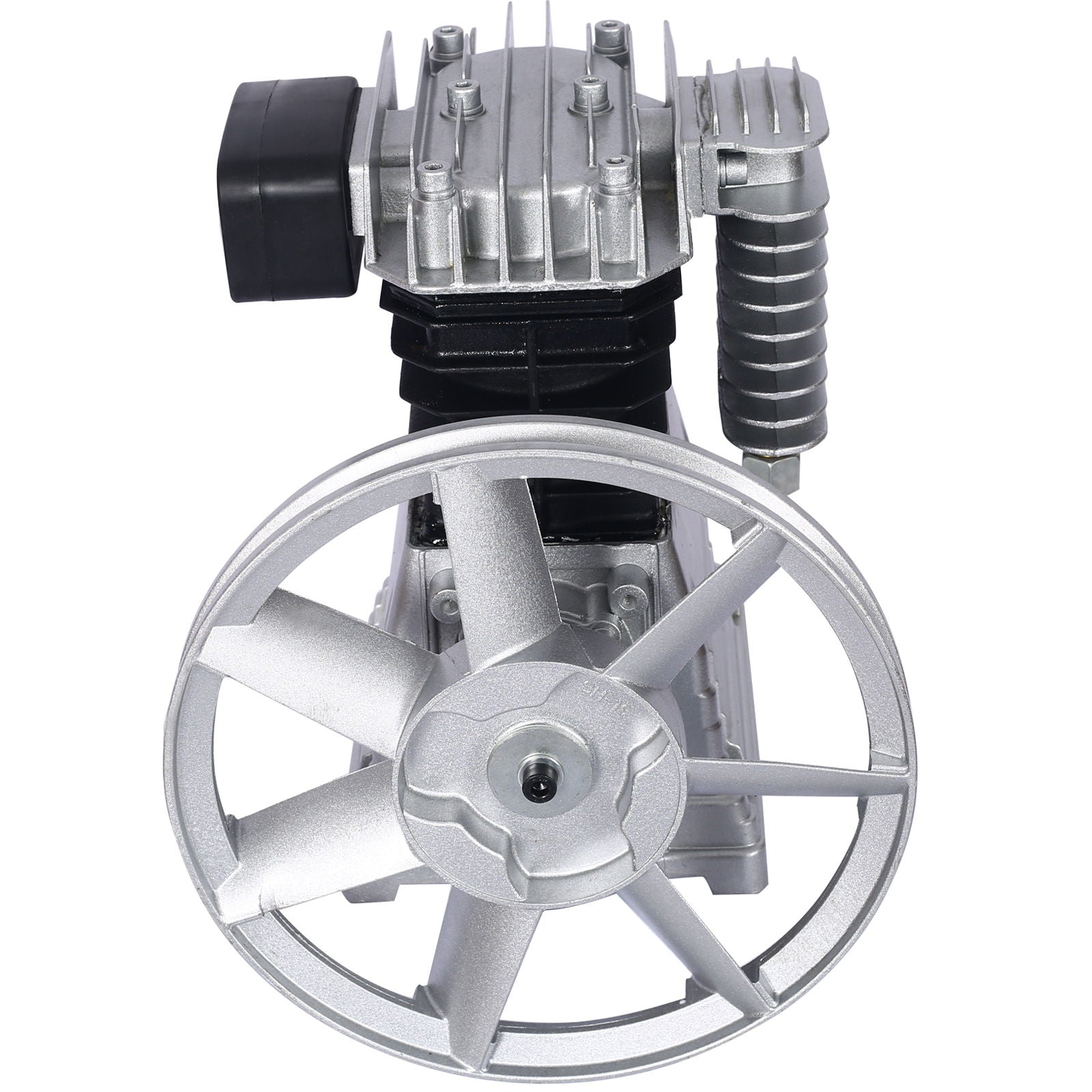 Piston 2Hp Air Compressor Head Pump 115Psi 1.5Kw - Silver