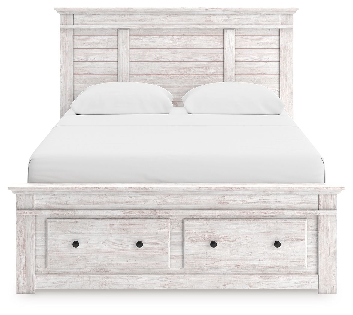 Makidern - Panel Storage Bed