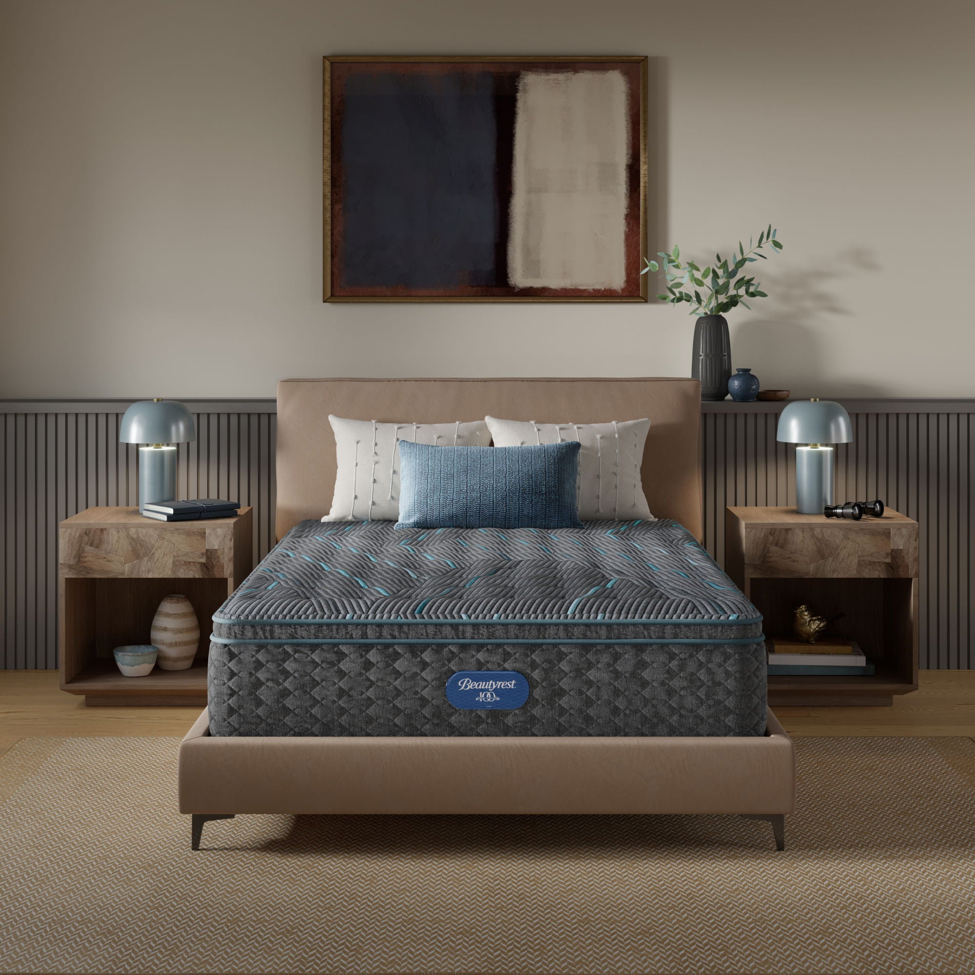 Beautyrest - Level Two Medium Firm Pillow Top Mattress