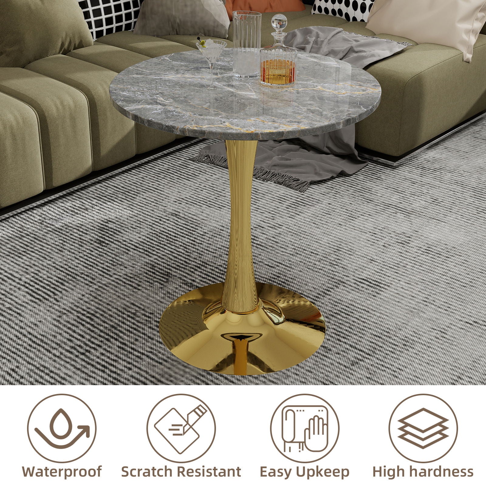 Coffee Table With Round Top