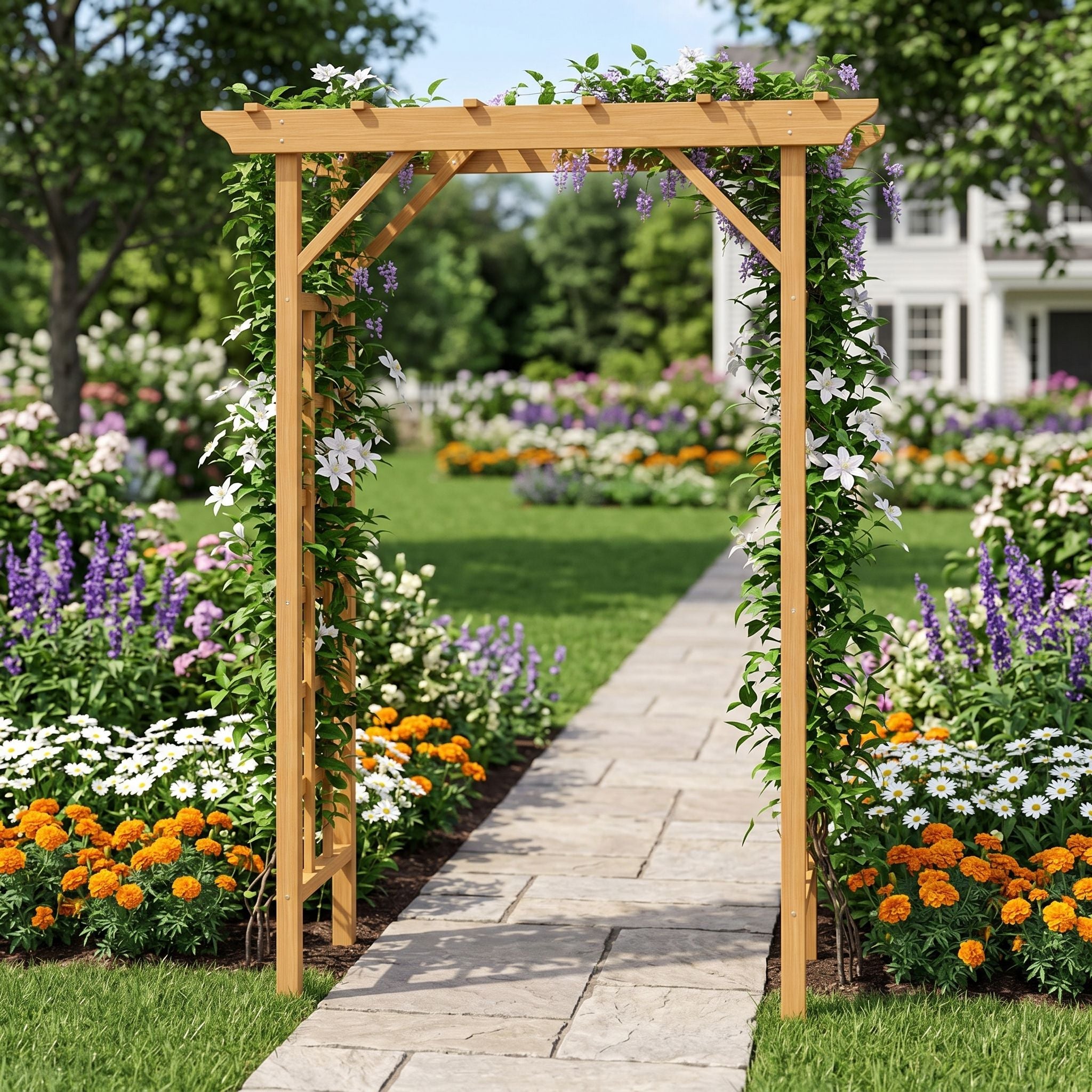 Wedding Arbor With Trellis Design