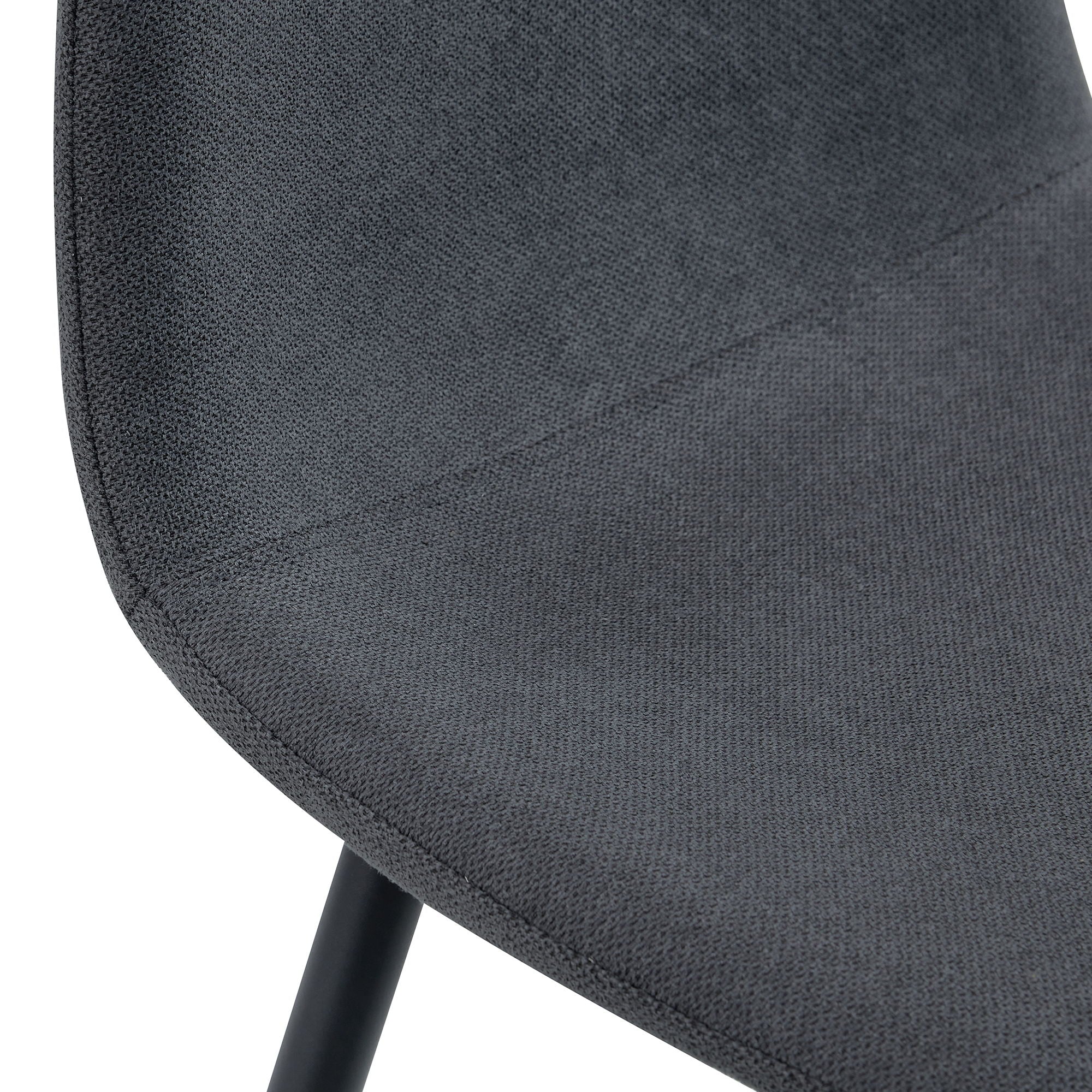 Modern Bar Chair Rounded Backrest (Set of 2)