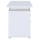 Tracy 55-inch 2-drawer Office Computer Desk Cappuccino