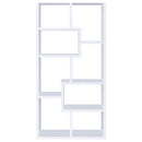 Theo 71-inch 7-shelf Bookshelf Cappuccino