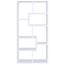 Theo 71-inch 7-shelf Bookshelf Cappuccino