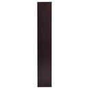 Theo 71-inch 7-shelf Bookshelf Cappuccino