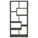 Theo 71-inch 7-shelf Bookshelf Cappuccino