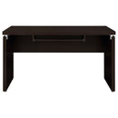 Skylar L-Shape Desk with Mobile File Cabinet Cappuccino