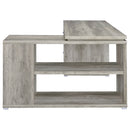 Yvette 60-inch 3-drawer L-Shape Computer Desk Cappuccino