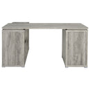 Yvette 60-inch 3-drawer L-Shape Computer Desk Cappuccino