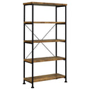 Analiese  Computer Desk Bookcase Set Rustic Nutmeg
