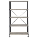 Analiese 63-inch 4-shelf Bookshelf Grey Driftwood