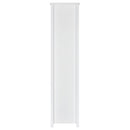 Dylan 68-inch 4-shelf Storage Bookshelf Weathered Grey