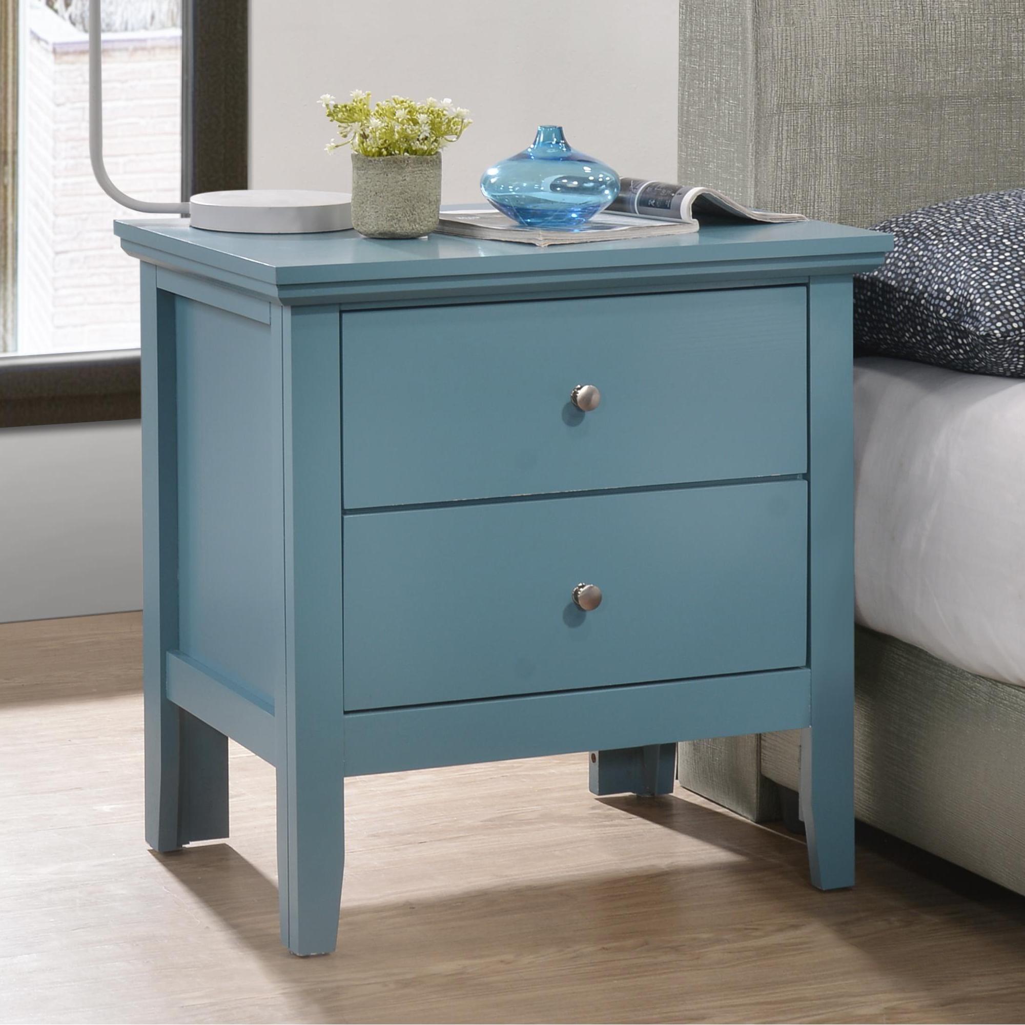 English Dovetailed Drawers Nightstand