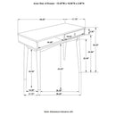 Bradenton 39-inch 1-drawer Wood Writing Desk White