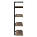 Elmcrest 24-inch 4-shelf Wall Bookshelf Grey Driftwood