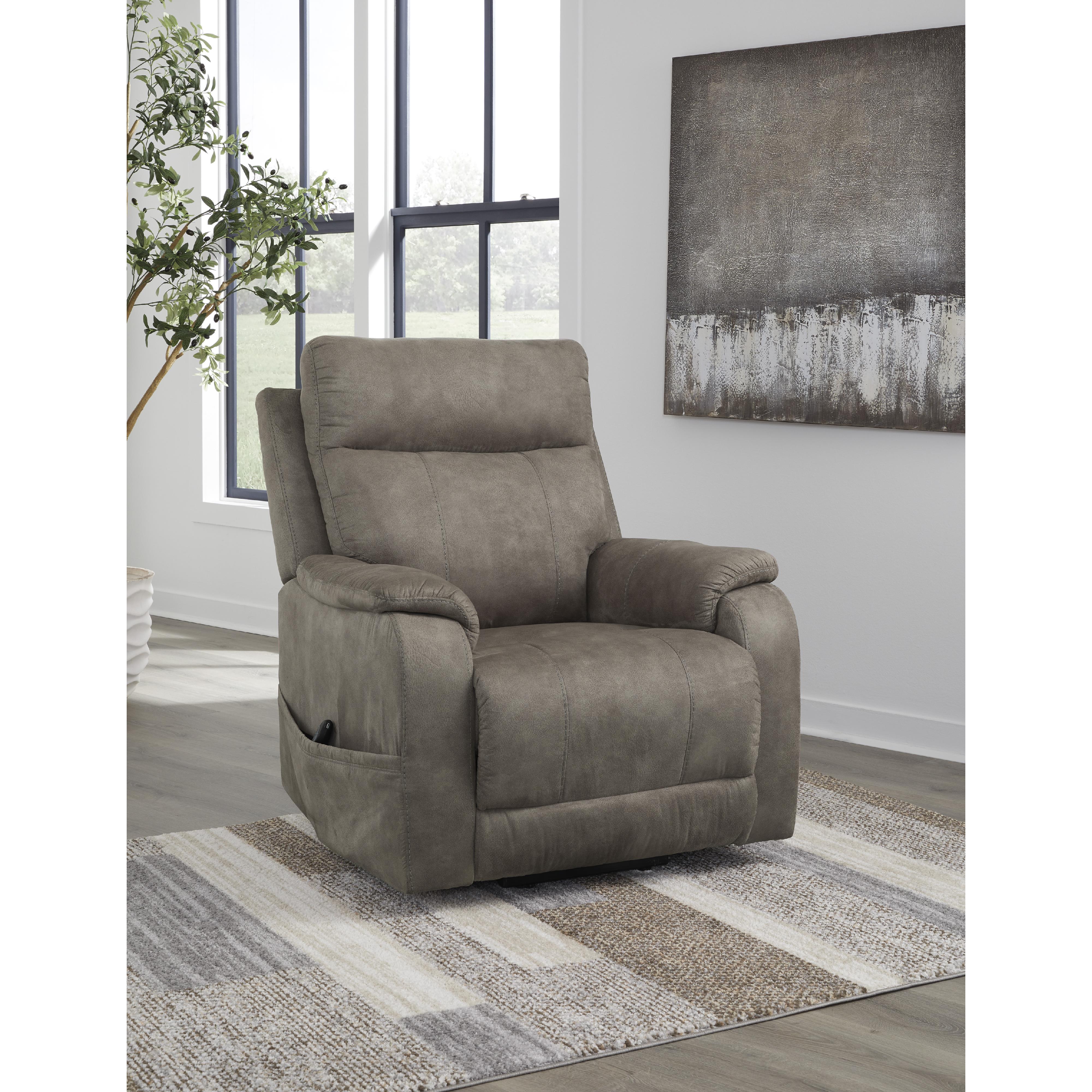 Diamond Modern Furniture Exclusive Design Crestmeade Fabric Lift Chair with Heat and Massage 1350312 IMAGE 7