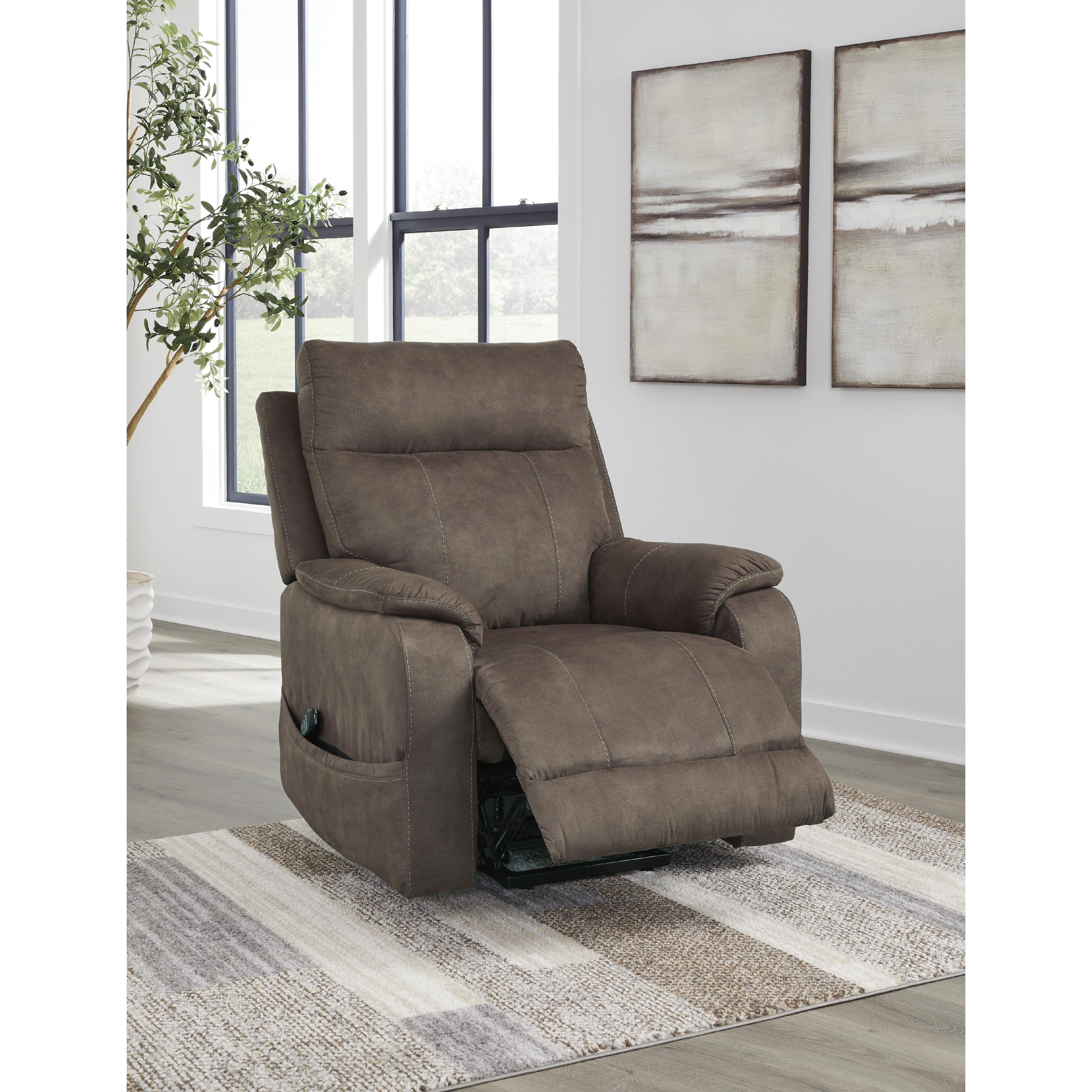 Diamond Modern Furniture Exclusive Design Crestmeade Fabric Lift Chair with Heat and Massage 1350412 IMAGE 8