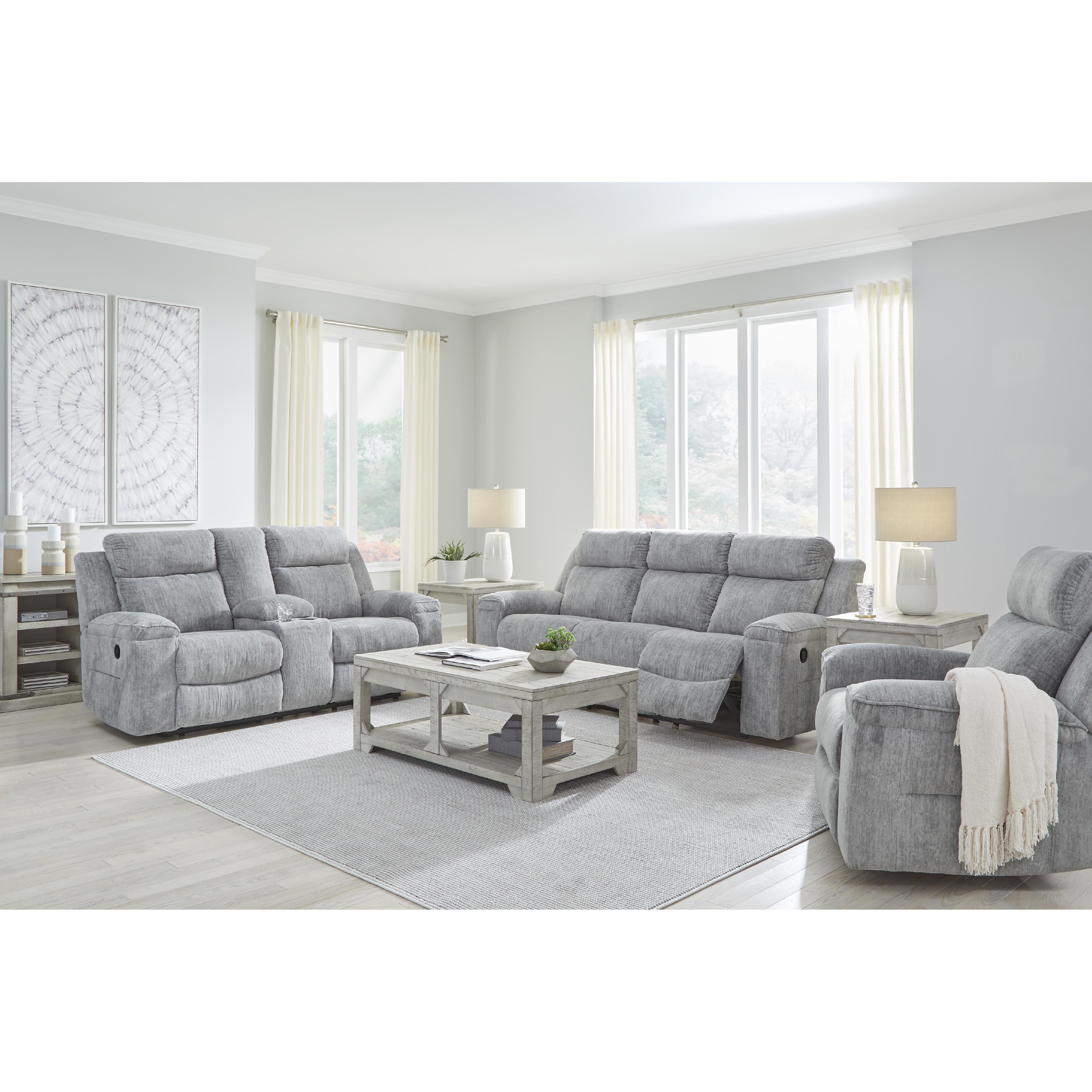 Diamond Modern Furniture Exclusive Design Buntington Reclining Fabric Loveseat with Console 3400494 IMAGE 8
