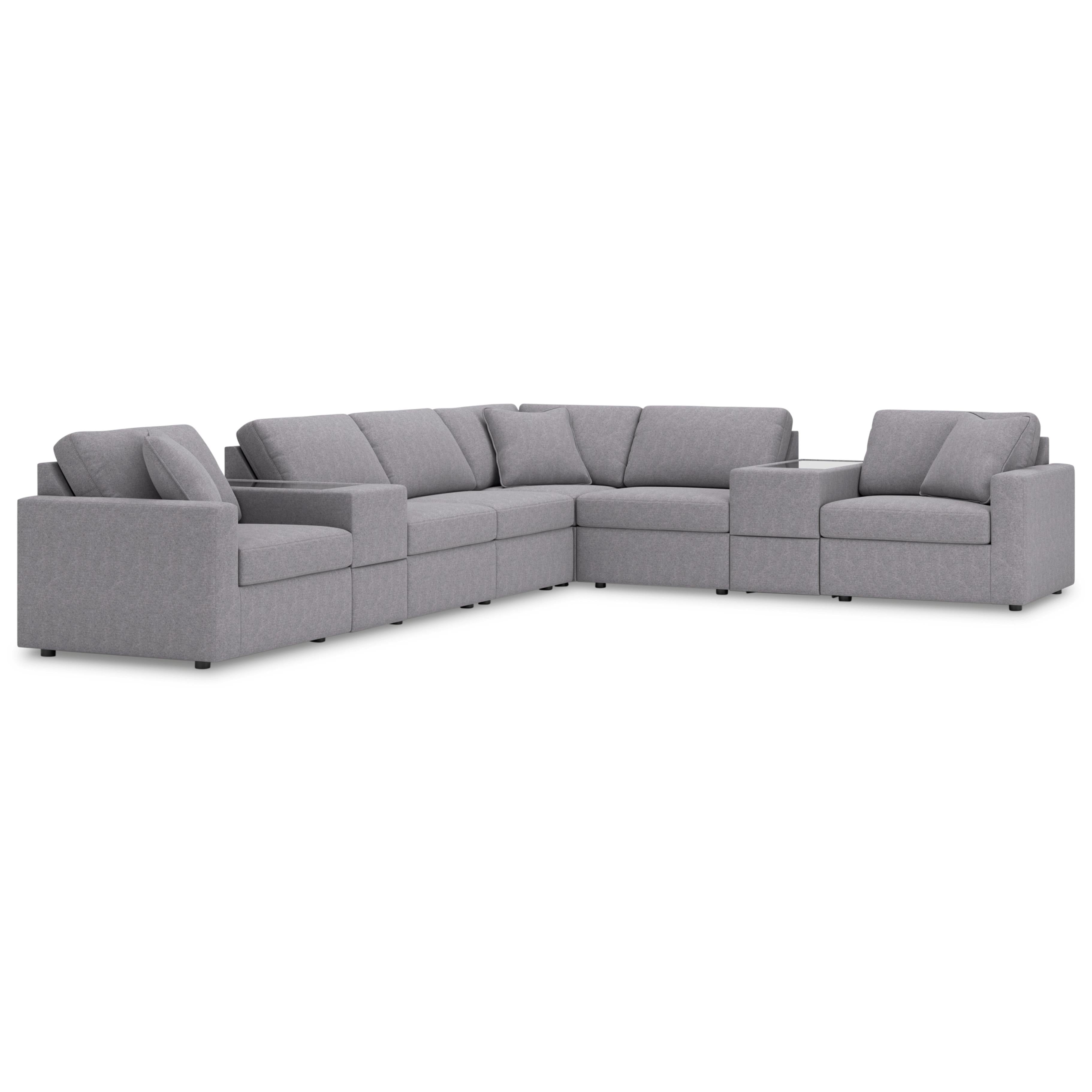 Signature Design by Ashley Modmax Fabric 8 pc Sectional 9210464/9210457/9210446/9210446/9210477/9210446/9210457/9210465 IMAGE 1