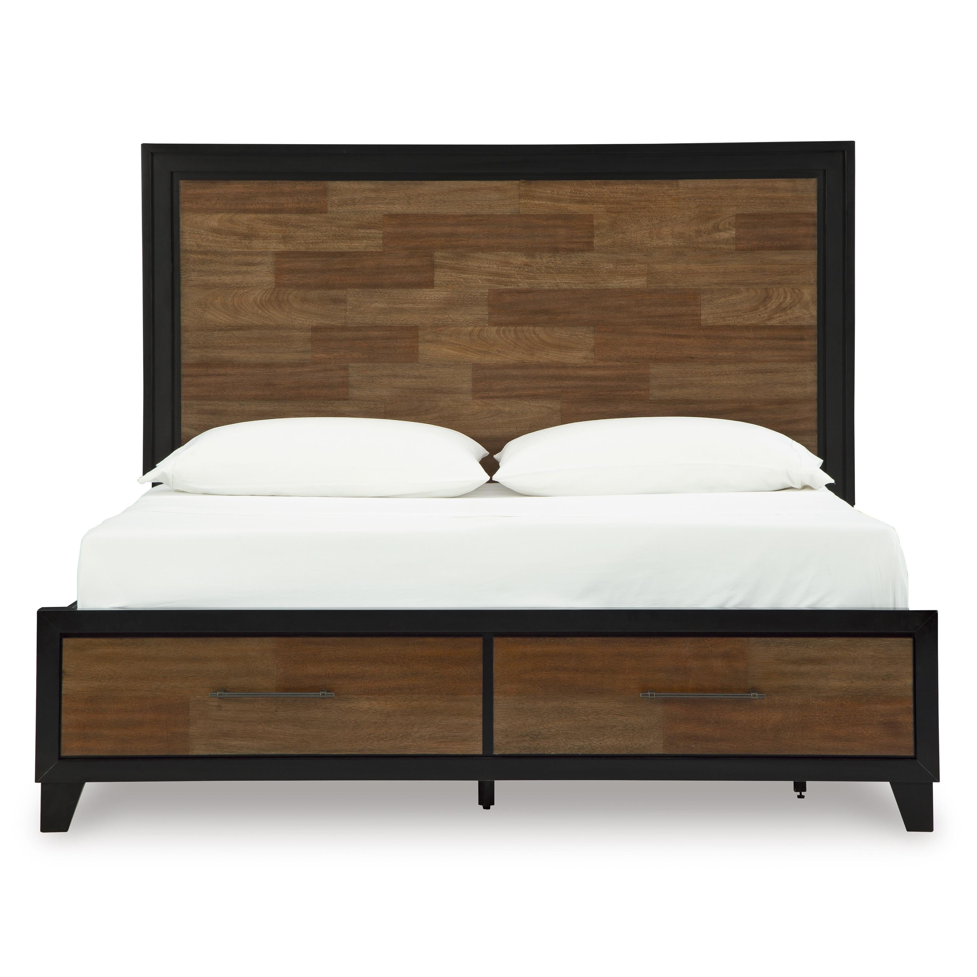 Benchcraft Kraeburn California King Panel Bed with Storage B496-58/B496-56S/B496-194 IMAGE 3