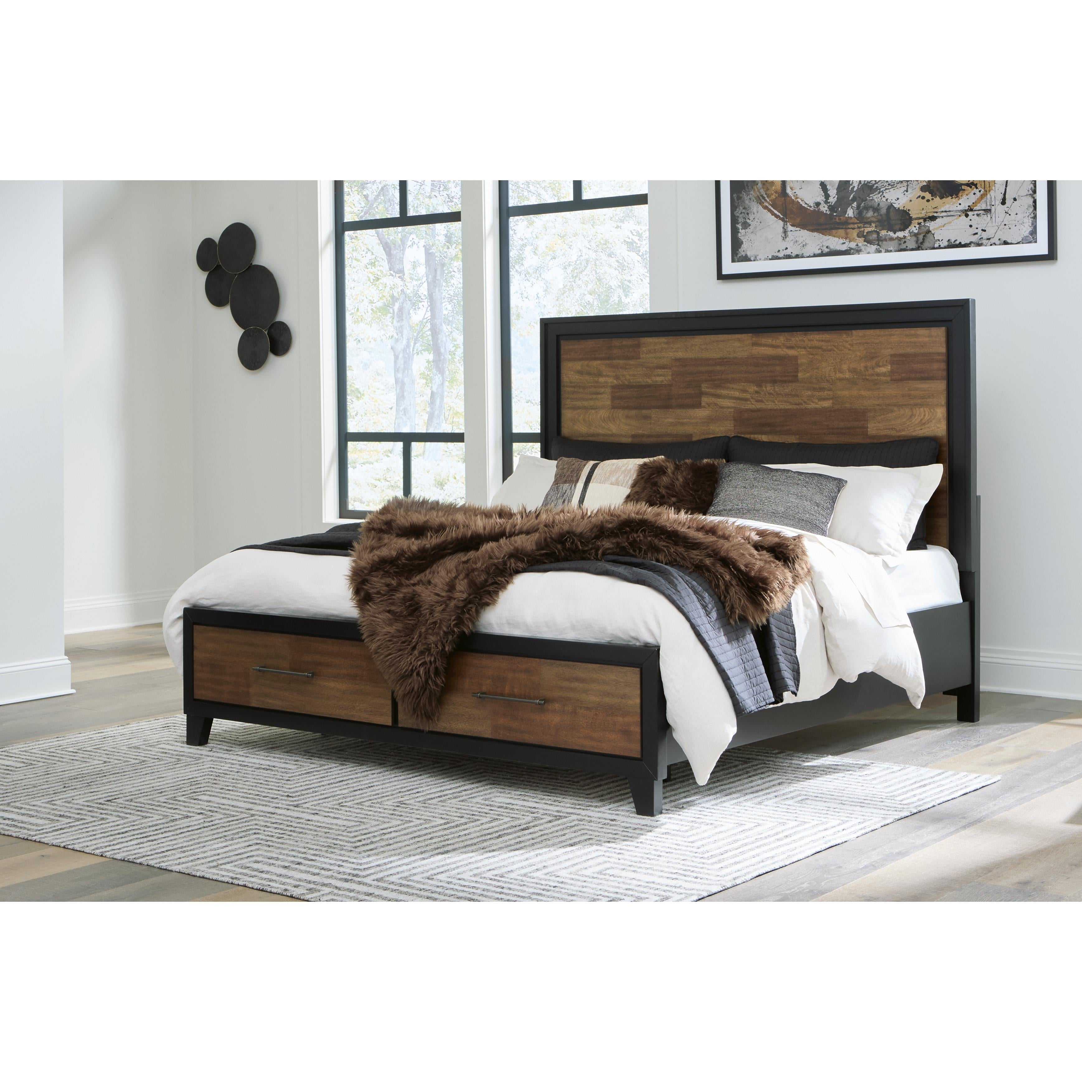 Benchcraft Kraeburn California King Panel Bed with Storage B496-58/B496-56S/B496-194 IMAGE 6