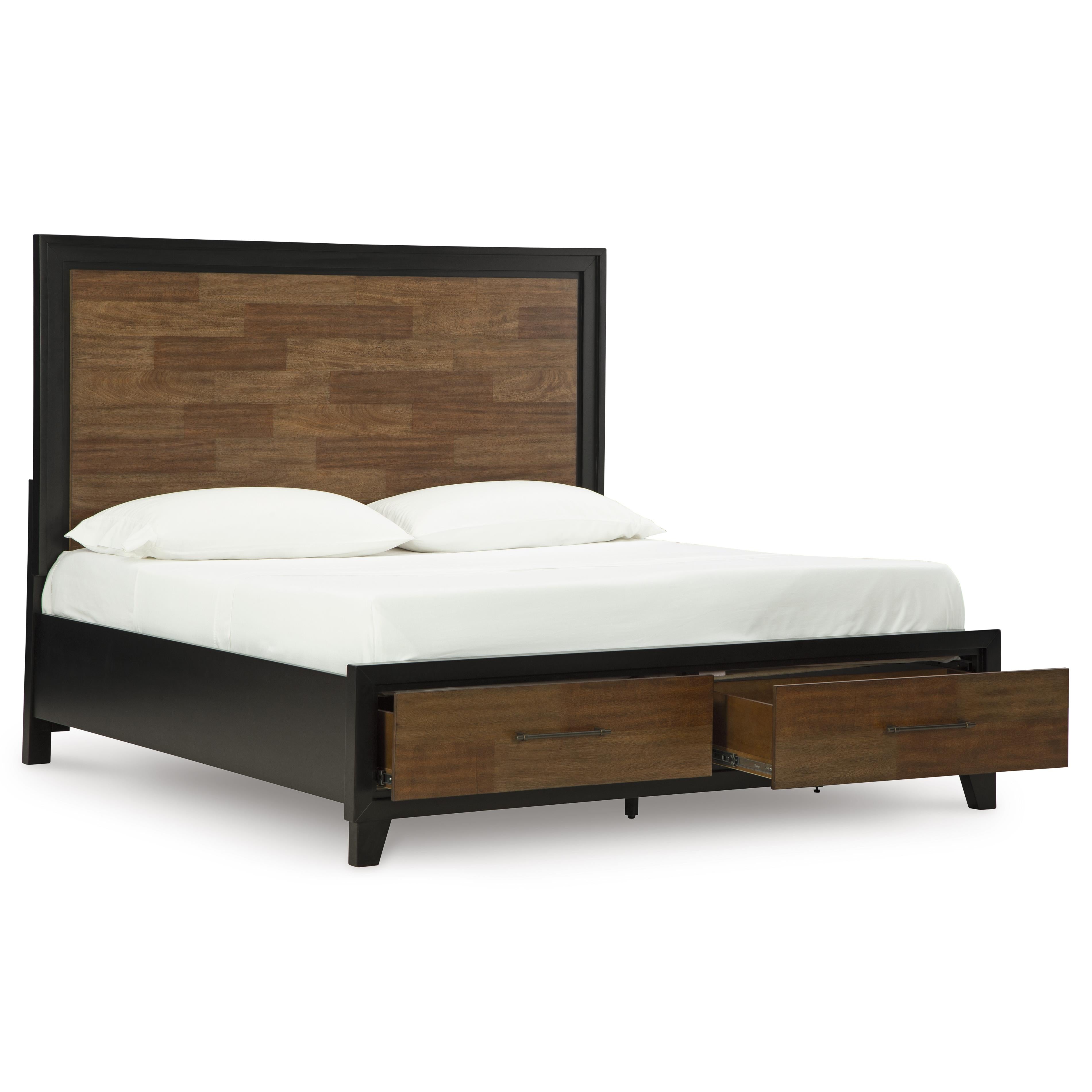 Benchcraft Kraeburn Queen Panel Bed with Storage B496-57/B496-54S/B496-197 IMAGE 2