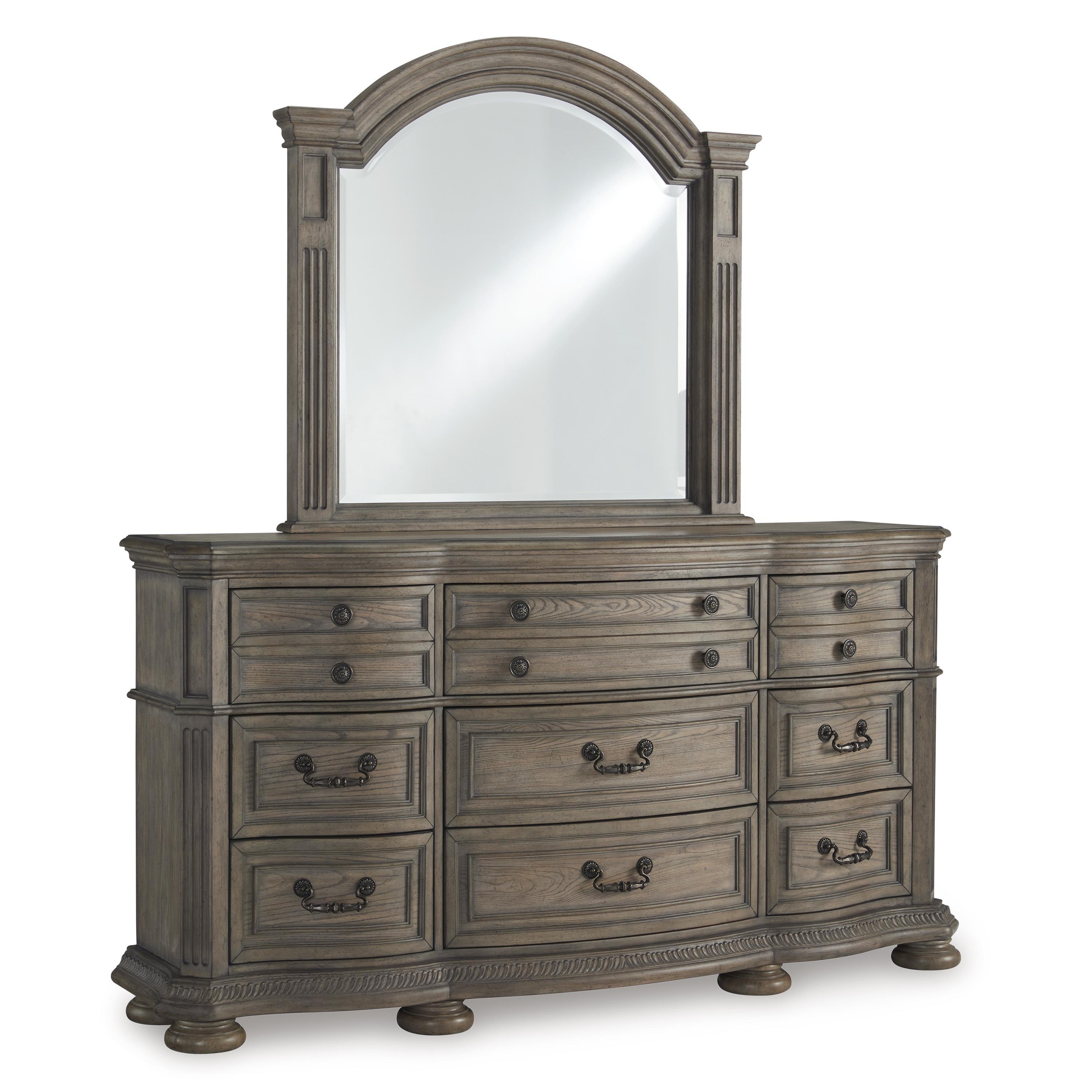 Signature Design by Ashley Ardenfield 9-Drawer Dresser with Mirror B944-31/B944-36 IMAGE 1