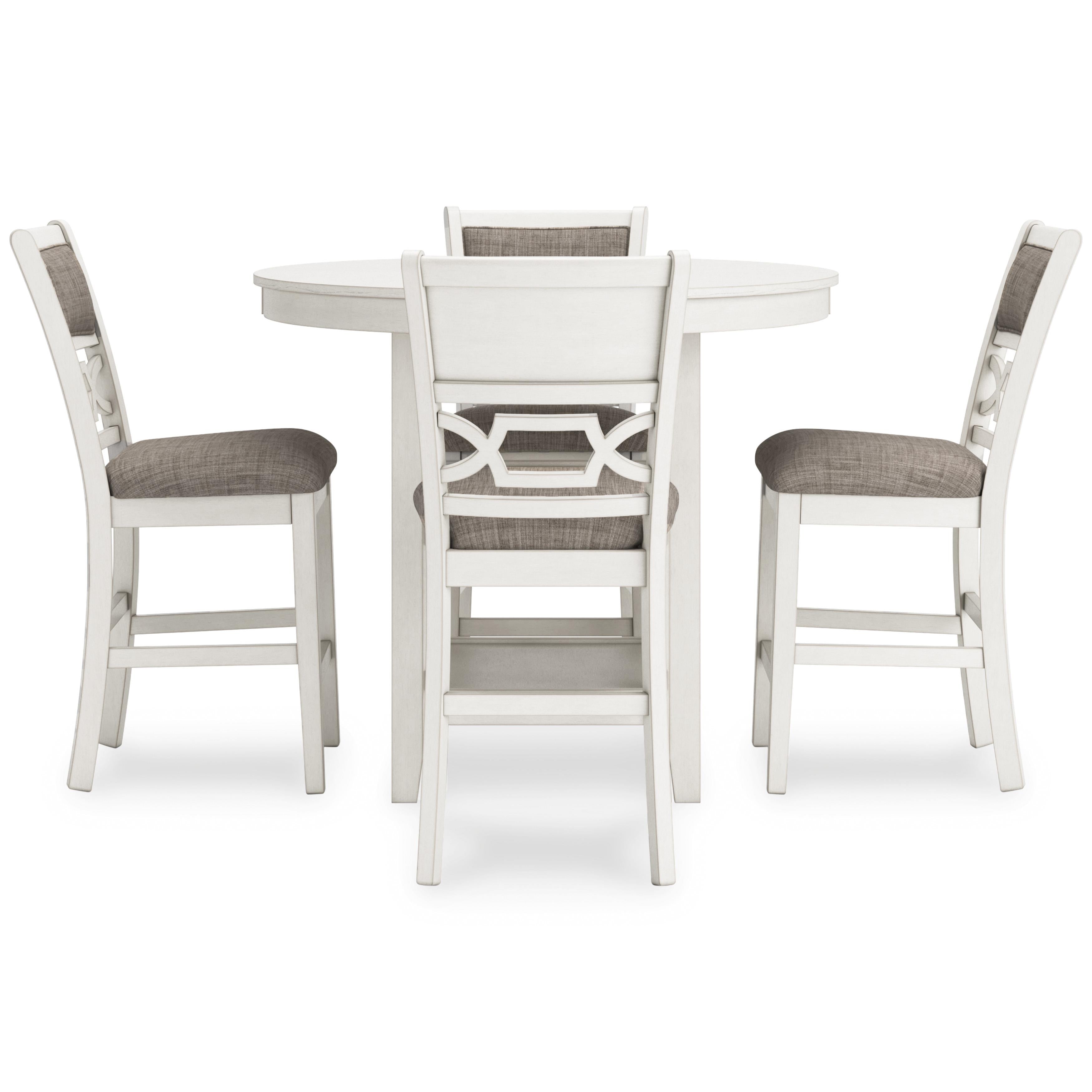 Diamond Modern Furniture Exclusive Design Erinberg 5 pc Counter Height Dinette D423-223 IMAGE 2