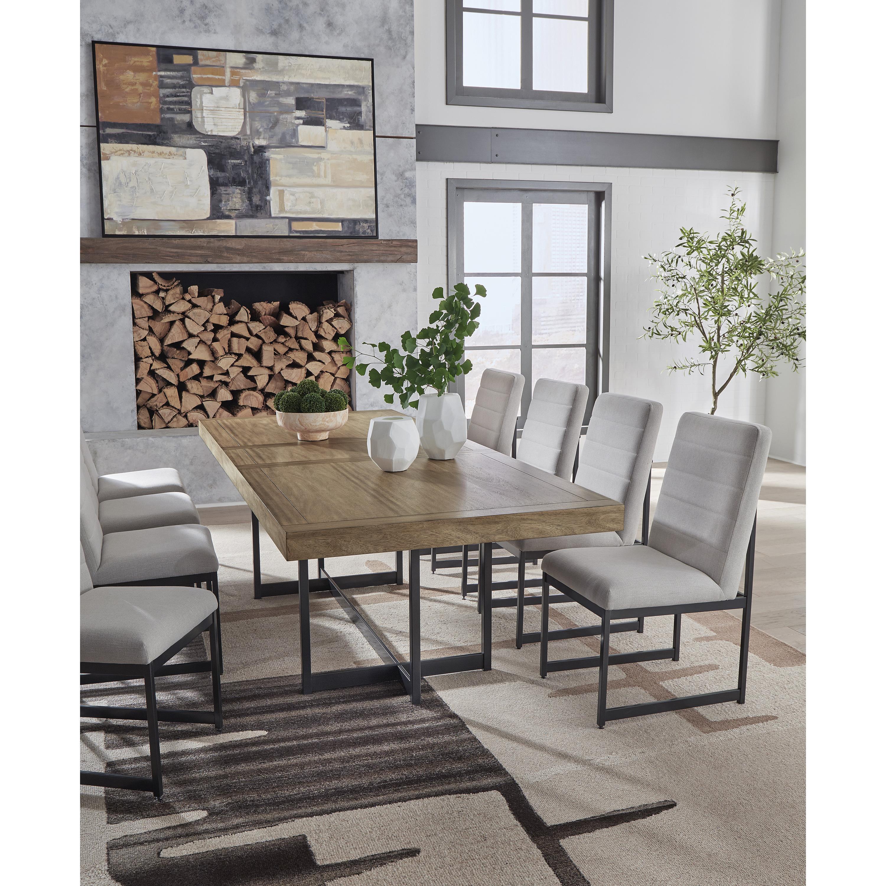 Signature Design by Ashley Tomtyn Dining Table with Trestle Base D622-35 IMAGE 16