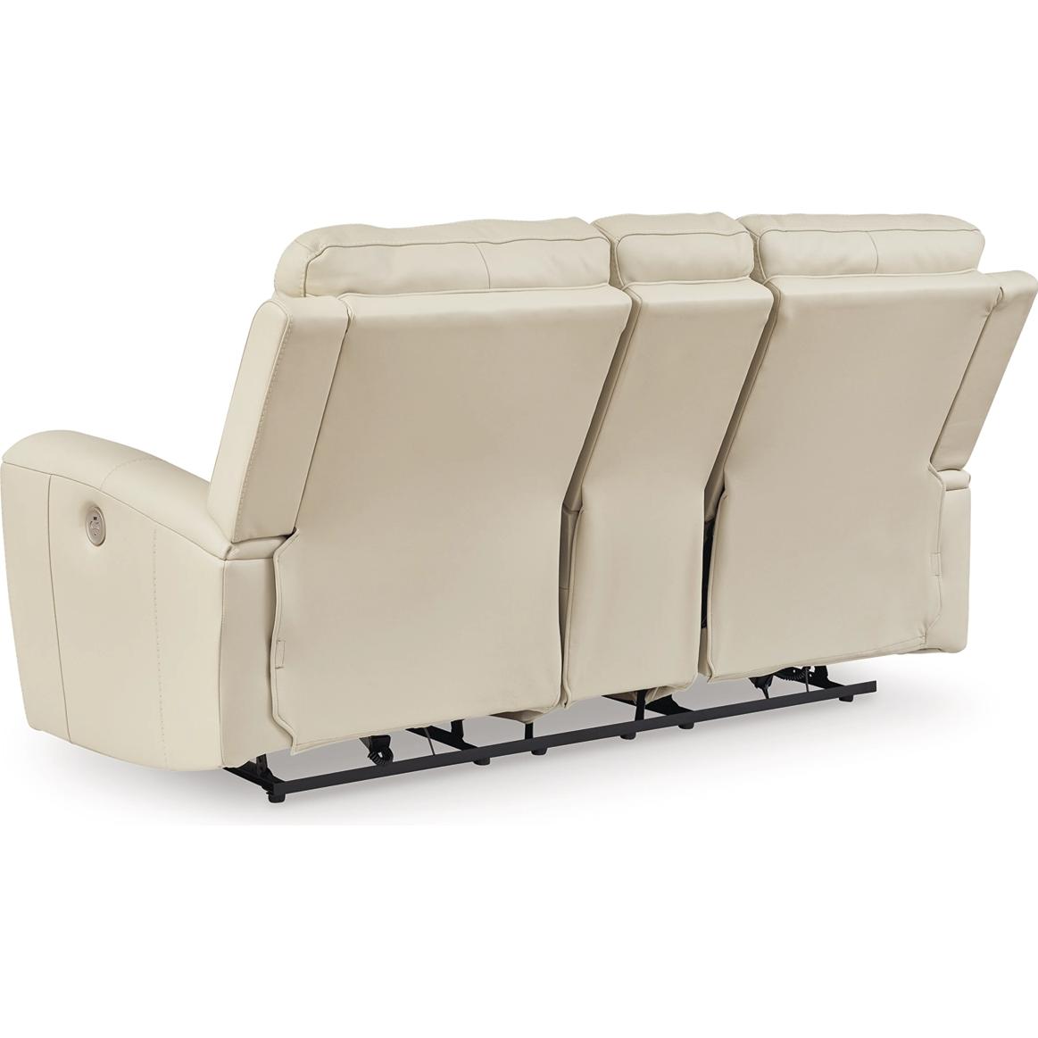 Diamond Modern Furniture Exclusive Design Dahlmoore Power Reclining Leather Match Loveseat with Console U1320096 IMAGE 5