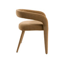 Modrest Mundra - Modern Tan Fabric Dining Chair