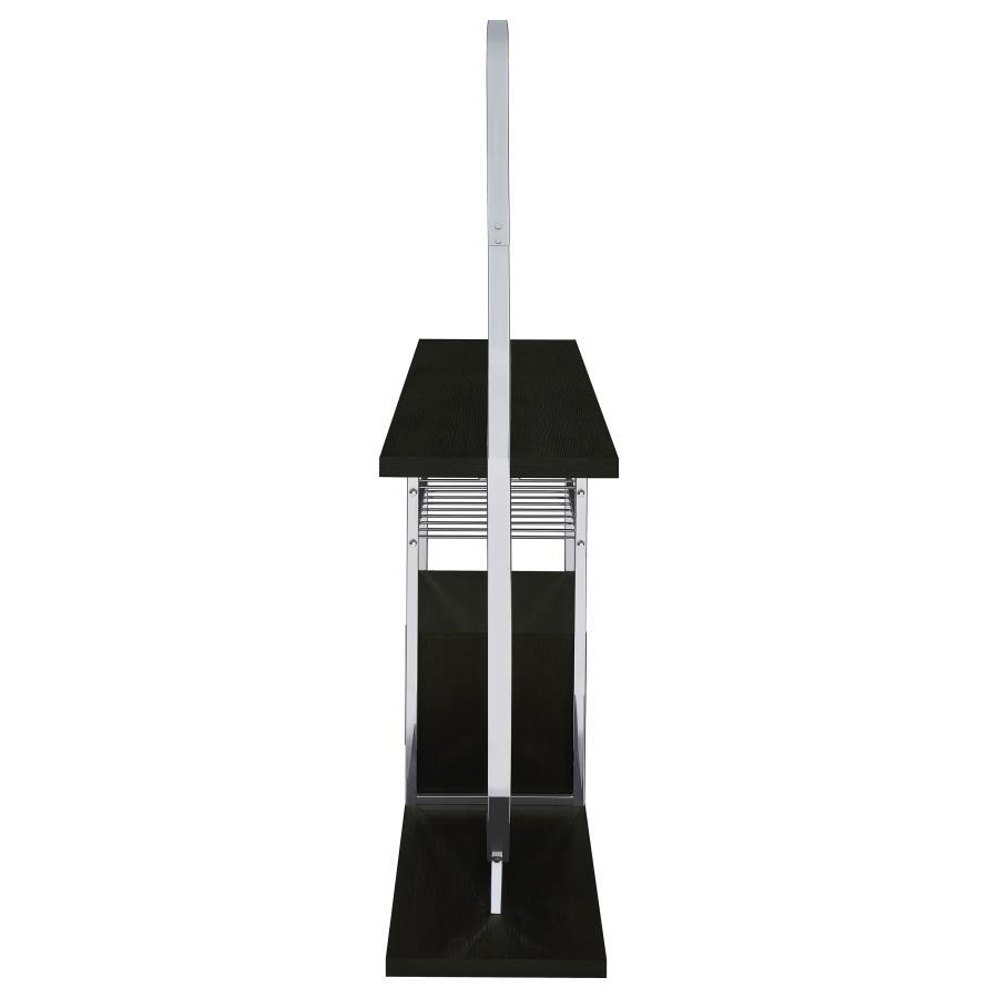 Risley - 2-Door Circular LED Home Bar With Wine Storage