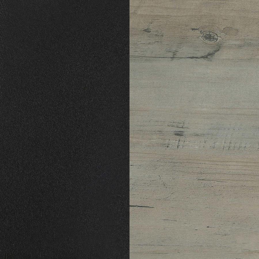 Arlette - 2 Door Mobile Home Bar Wine Cabinet - Sandy Black