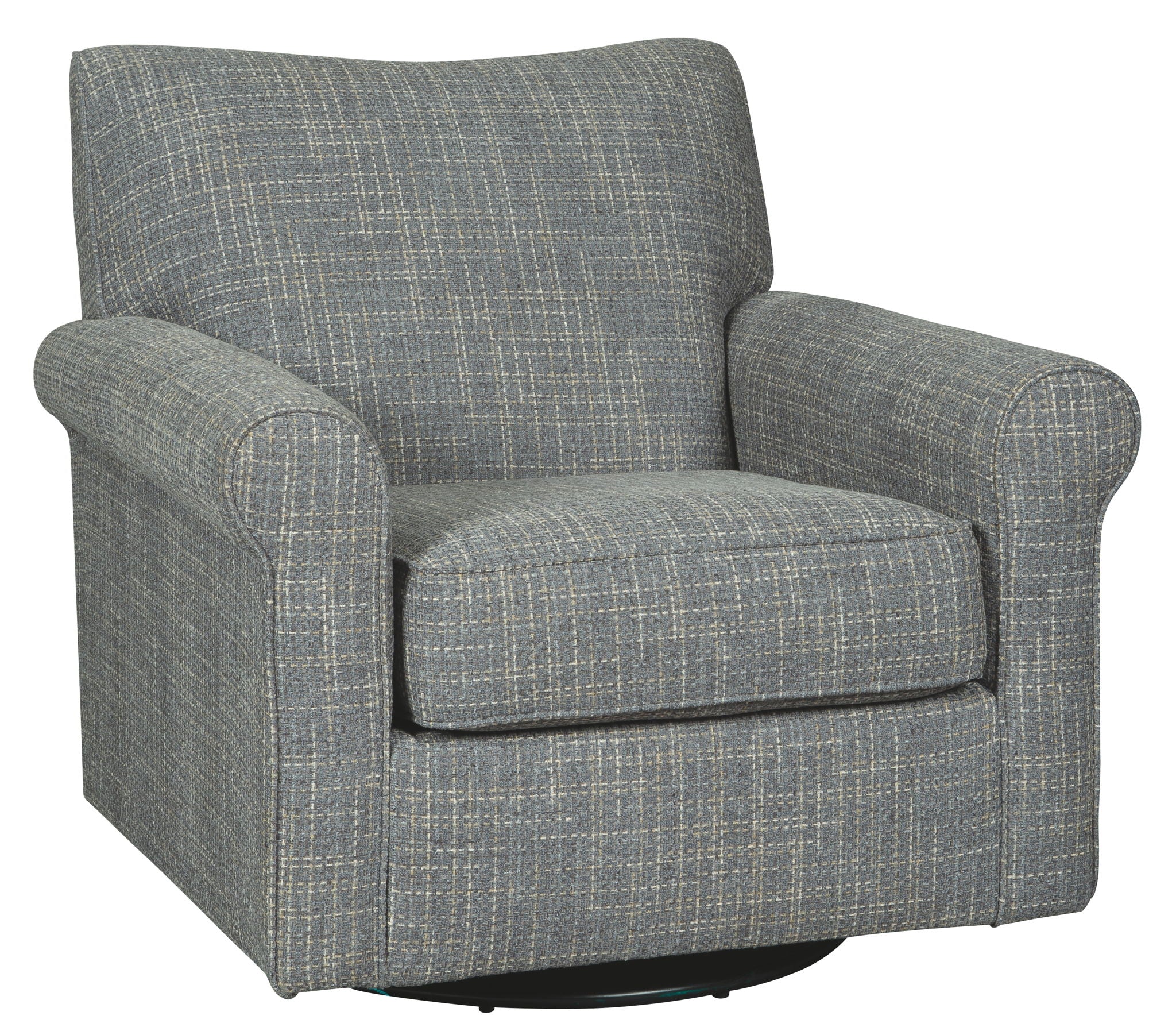Renley - Swivel Glider Accent Chair - Ash