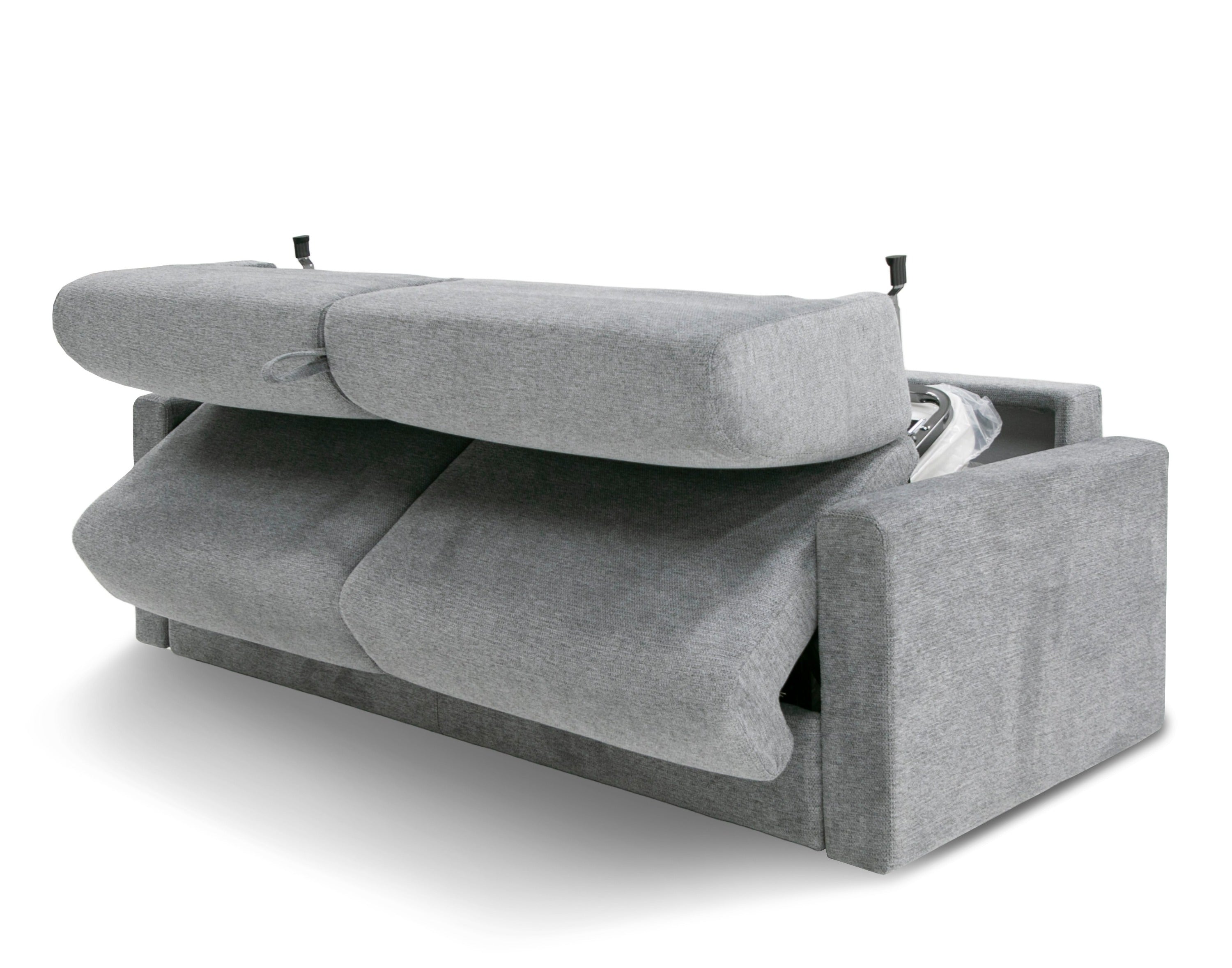 Lamod Italia Revers - Italian Modern Grey Fabric Full Sofa Bed