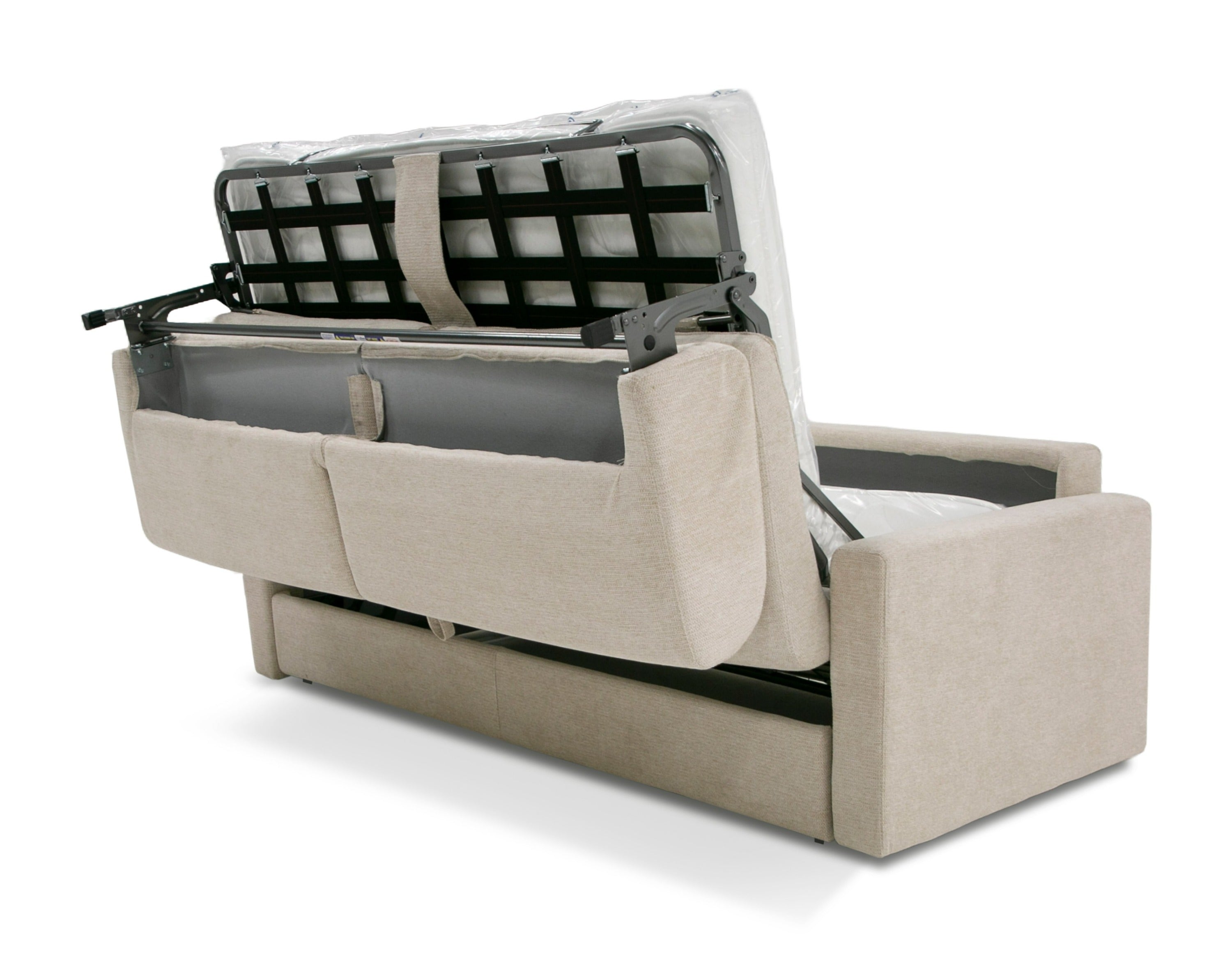 Lamod Italia Revers - Italian Modern Sand Fabric Full Sofabed