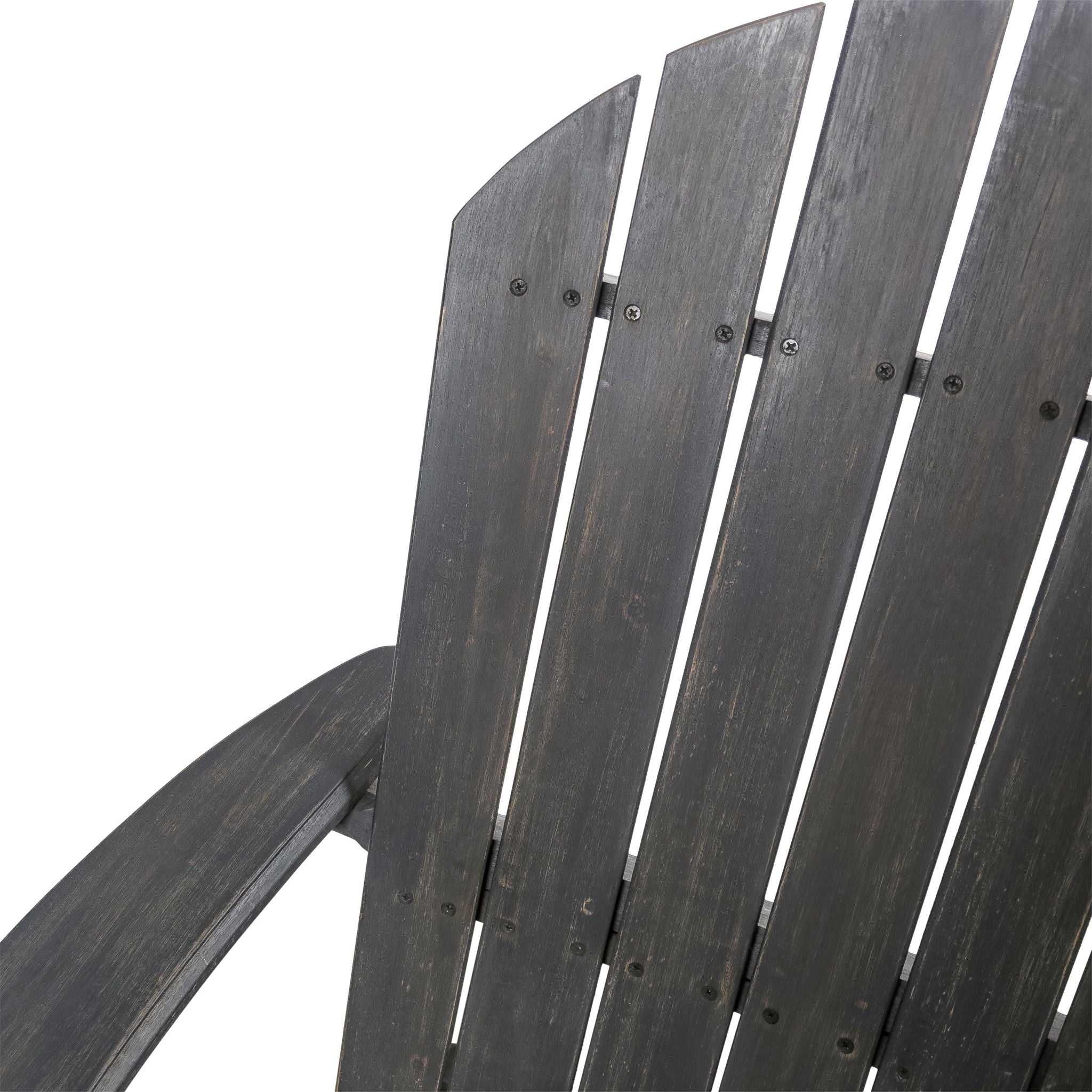 Outdoor Adirondack Rocking Loveseat With Hand Crafted Details