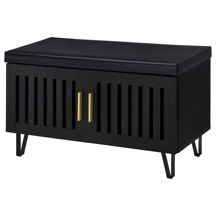 Brixton - 2-Door Padded Entryway Shoe Storage Bench