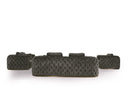 Divani Casa Dosie - Transitional Grey Velvet Sofa Set