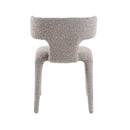 Modrest Saehee - Modern Light Grey Fabric Dining Chair