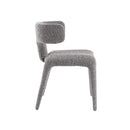 Modrest Saehee - Modern Grey Fabric Dining Chair