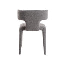 Modrest Saehee - Modern Grey Fabric Dining Chair