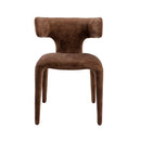 Modrest Saehee - Modern Camel Velvet Fabric Dining Chair