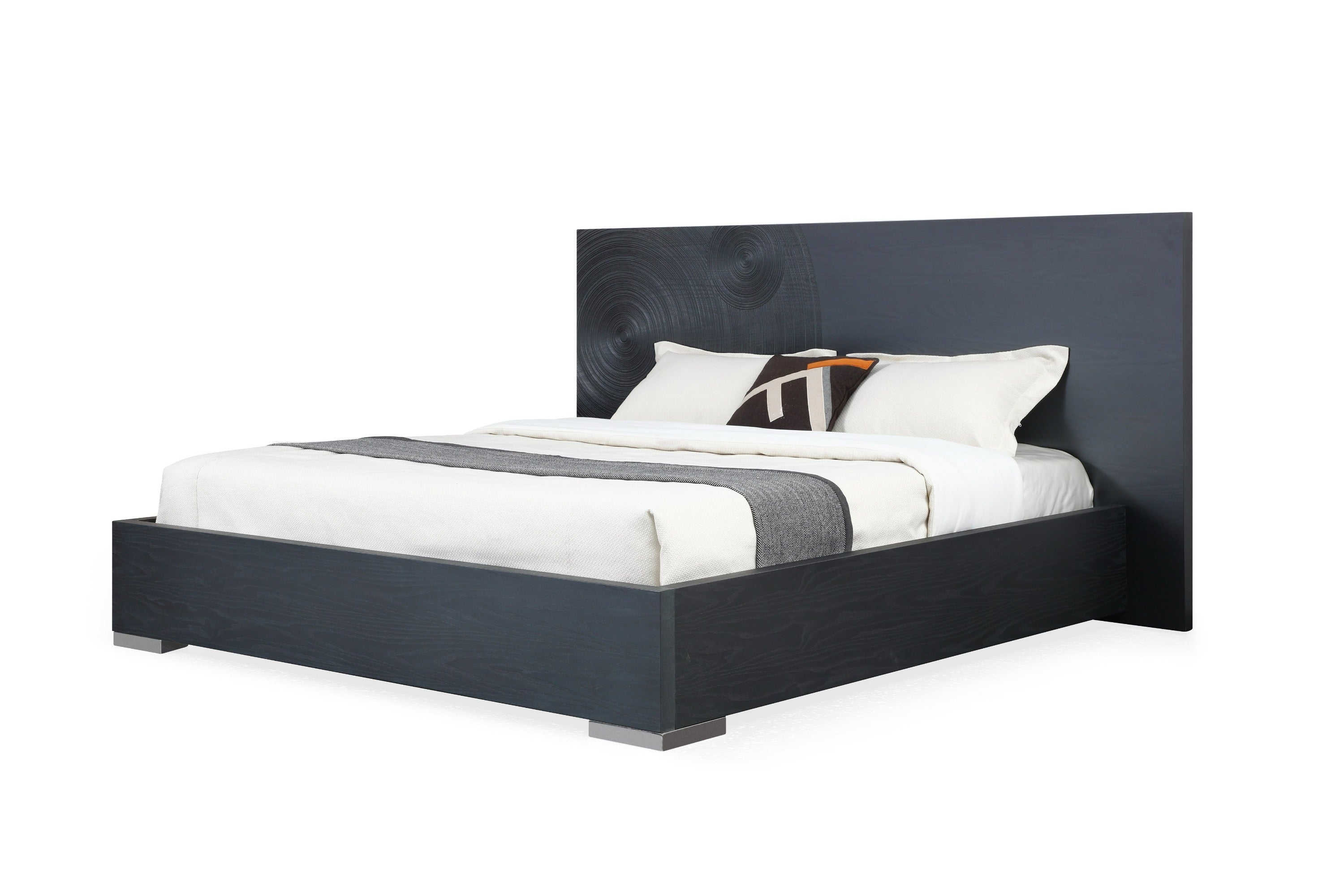 Lamod Cirque - Modern Black Ash Bedroom Set
