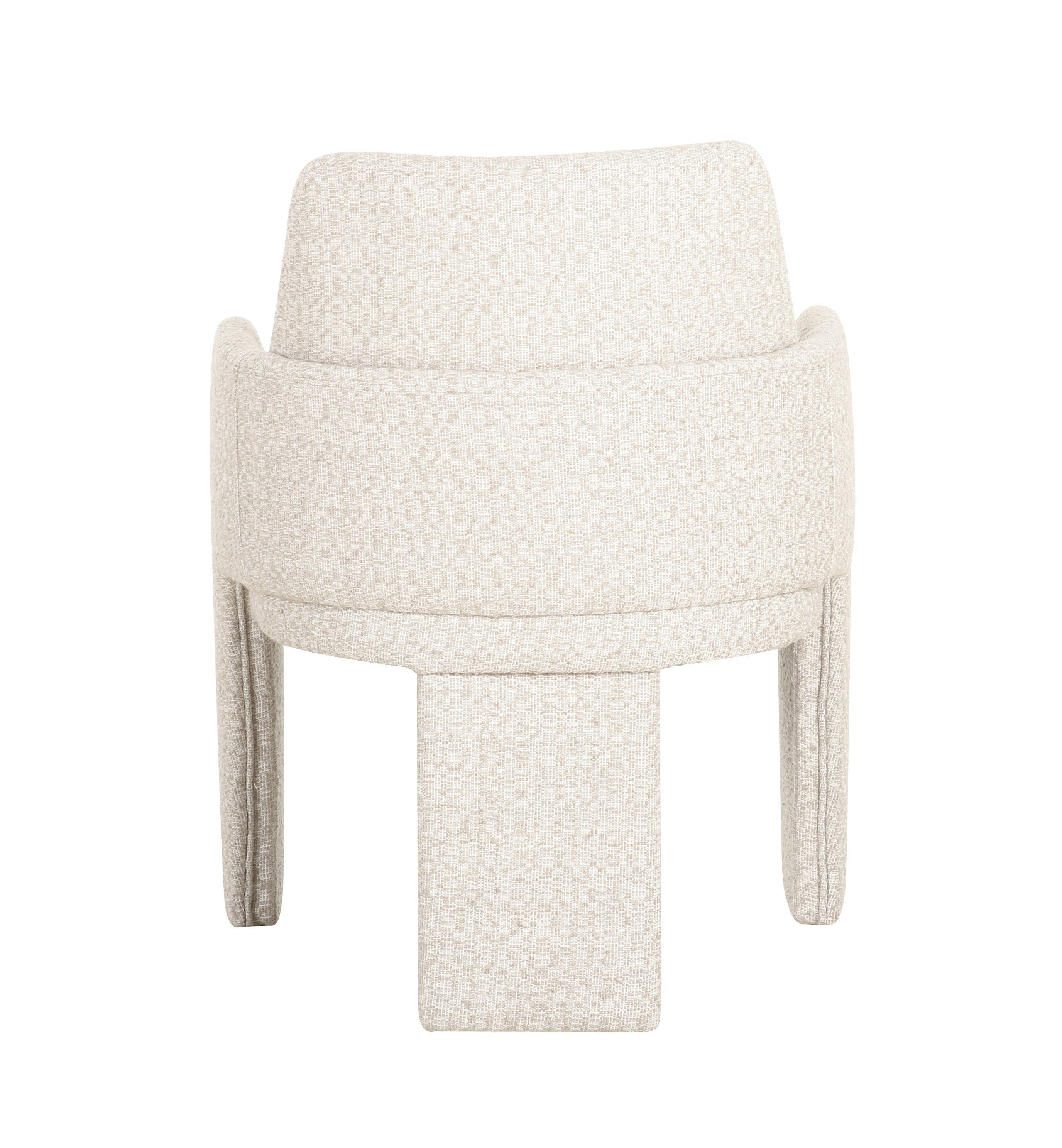 Modrest Cando - Modern Beige Fabric Dining Chair