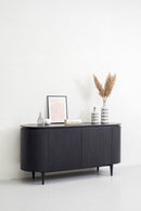 Modrest Miami - Modern Black Oak Buffet