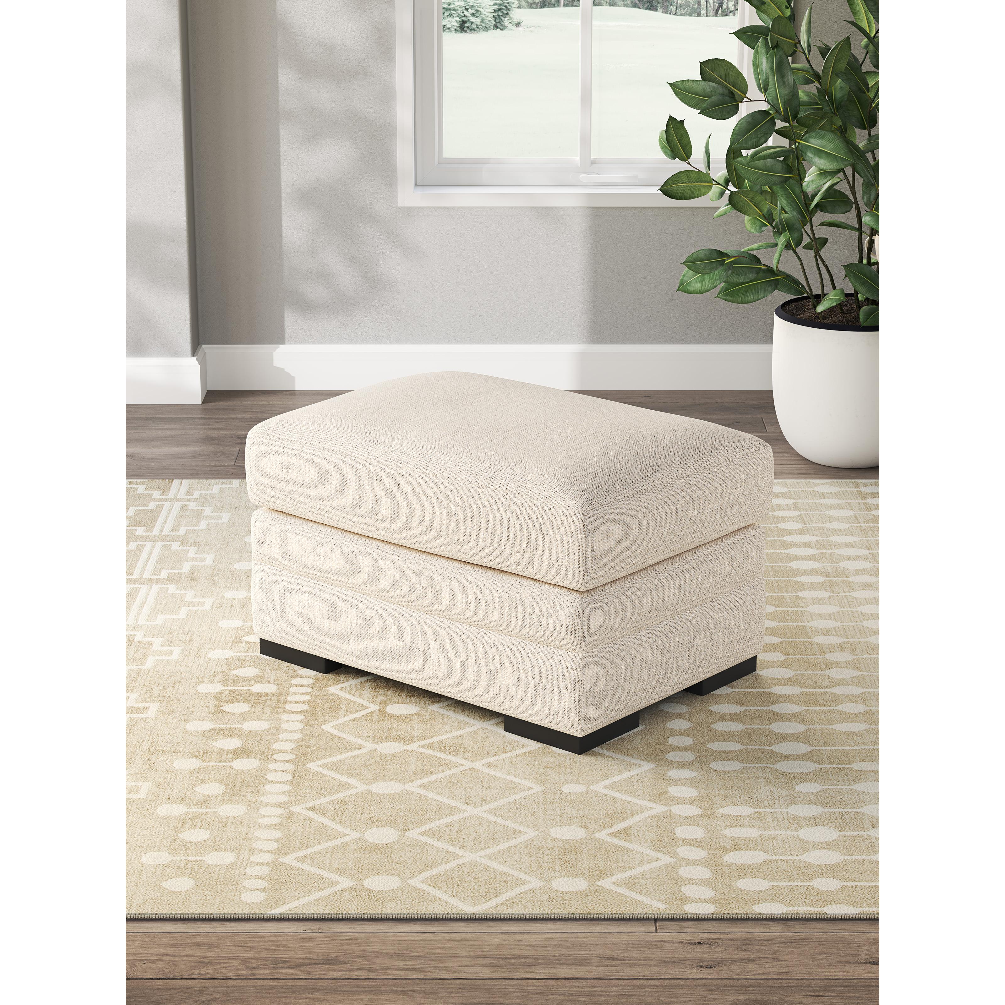 Diamond Modern Furniture Exclusive Design Lango Fabric Ottoman 4860214 IMAGE 5
