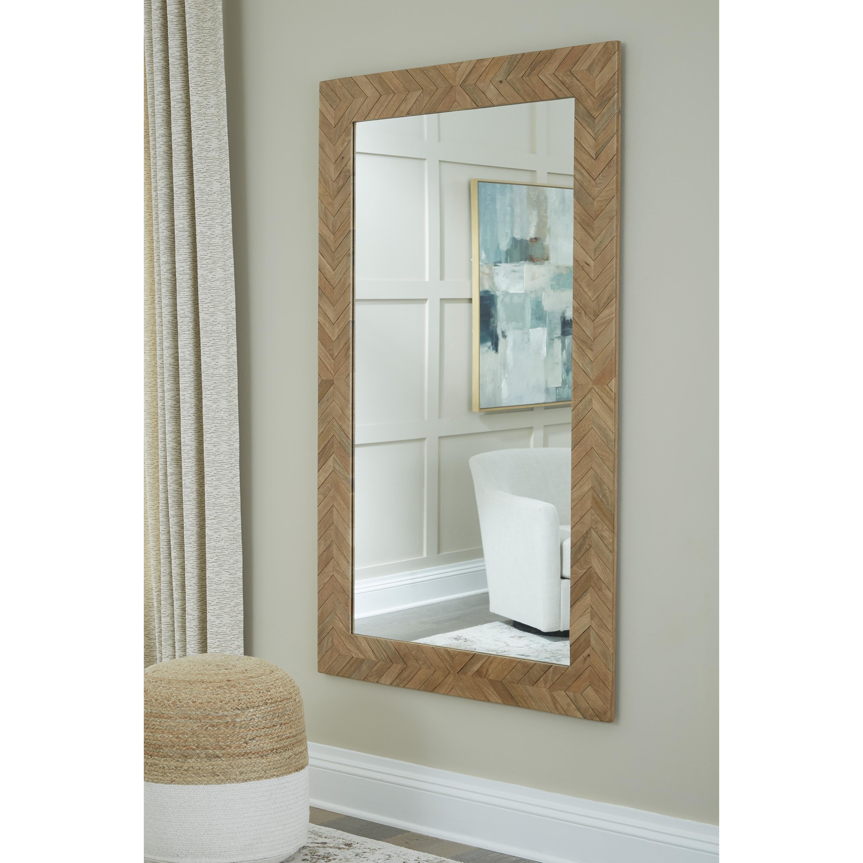 Diamond Modern Furniture Exclusive Design Waylane Floorstanding Mirror A8010347 IMAGE 4