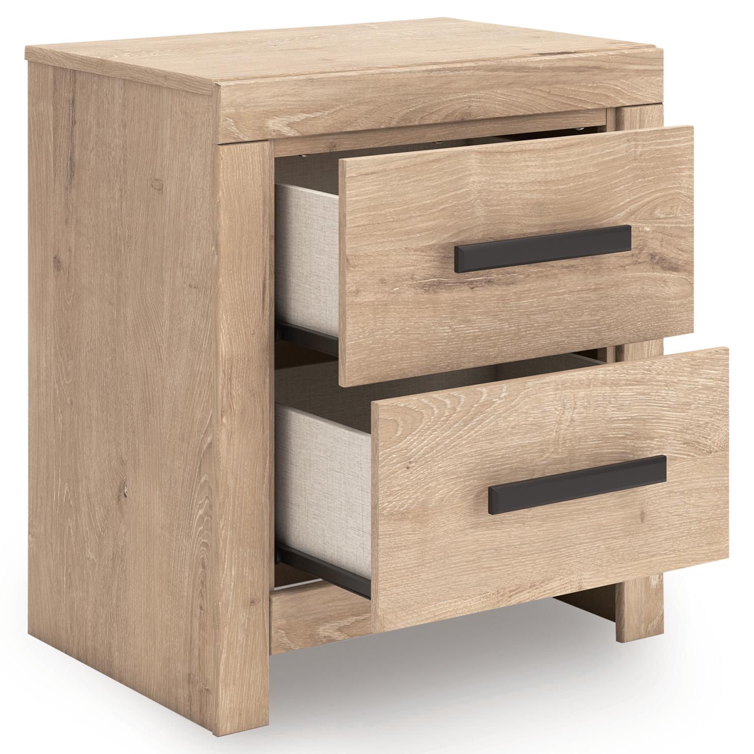 Diamond Modern Furniture Exclusive Design Sanginlane 2-Drawer Nightstand B3787-92 IMAGE 2